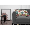 thumbnail image 3 of Ambesonne Hipster Throw Pillow Cover 2 Pack, Colorful Suitcases, 16", Multicolor, 3 of 5