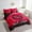 Pink Red, variant on Erosebridal 7 Pcs Comforter Set Queen Size,Basketball Bed in a Bag with Flat Sheet and Fitted Sheet and Adults,Sports Bedding Set with Pillowcase and Sham,Chicago