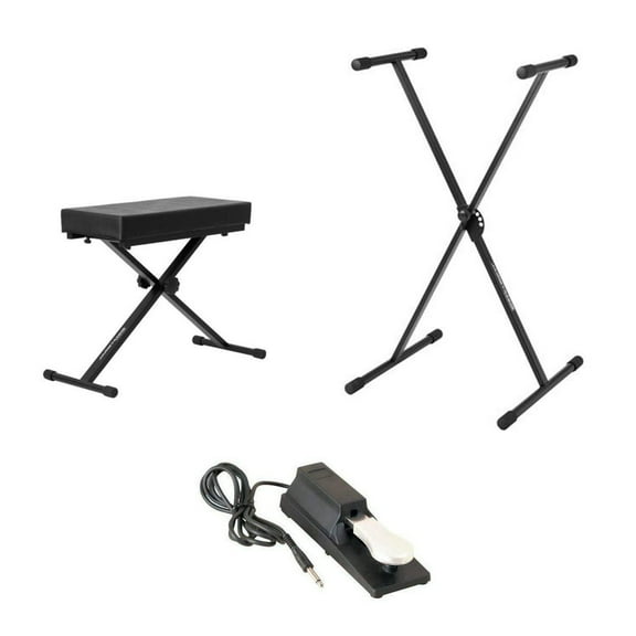 Ultimate Support Ultimate Support X-Style Stand with Bench and On-Stage Sustain Pedal