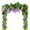 Purple, variant on Babibeauty Artificial Flowers Wisteria Garland Vine Rattan Hanging for Home Garden Ceremony Wedding Arch Floral Decor, 6.6 Feet, 4pcs, Pink