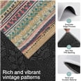 thumbnail image 3 of Yellow and Pink Geometric Boho Pattern Kitchen Rugs Sets Of 3,Kitchen Runner Rugs Non Skid Washable,Decorative Kitchen Floor Mats for Kitchen,Sink,Laundry,17"x30"+ 17"x47" + 17"x59", 3 of 6