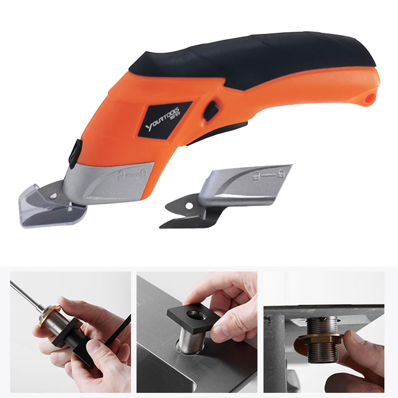 HOMYL Cordless Electric Scissors Leather Cutter for Sewing Embroidered Carpets with