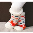 thumbnail image 5 of Fashion Socks For Children Baby Boy Girl Christmas Santa Deer Ankle Crew Socks With Grips Toddler Kids Unisex Lined Warm Thick Cotton Xmas Socks, 5 of 6