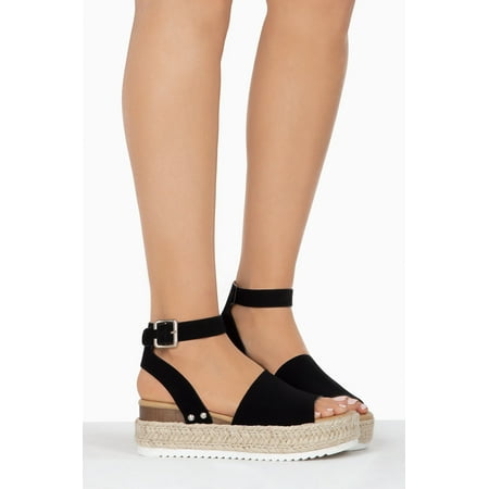 flatform buckle studded trim