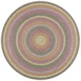 thumbnail image 4 of SAFAVIEH Cape Cod Robynne Geometric Area Rug, Green/Pink, 3' x 5' Oval, 4 of 4