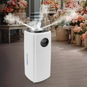 SAIYA 5.5Gal/21L Large Humidifiers, Quiet Whole House Humidifier for 3000 sq.ft, Cool Mist Top Fill Humidifier with 3 Mist Levels, Extension Tube, 2000ML/H Dual 360 Nozzles, Wheels & Remote Control