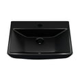 thumbnail image 6 of Sublime 18" Ceramic Wall Hung Sink in Matte Black, 6 of 9