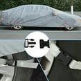 thumbnail image 5 of Gray Full Size Car Waterproof Dustproof Heat-insulation Rainproof Snowproof Protective Cover 3XXL Fits select: 2013-2014 CHEVROLET MALIBU 2LT, 2010 CHEVROLET MALIBU 1LT, 5 of 7