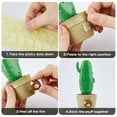 thumbnail image 3 of 240Pcs 10 Sheets Double Sided Clear Adhesive Pads Convex Shaped Silicone Double-Sided Tape Detachable No Remnant Adhesive Tape Non-Marking Removable Gel Tape for Mini Figure diy, 3 of 6