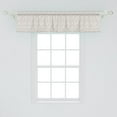 thumbnail image 2 of Ambesonne Beige Window Valance, Gentle Floral Nature, 42" x 12", Tan White, 2 of 3