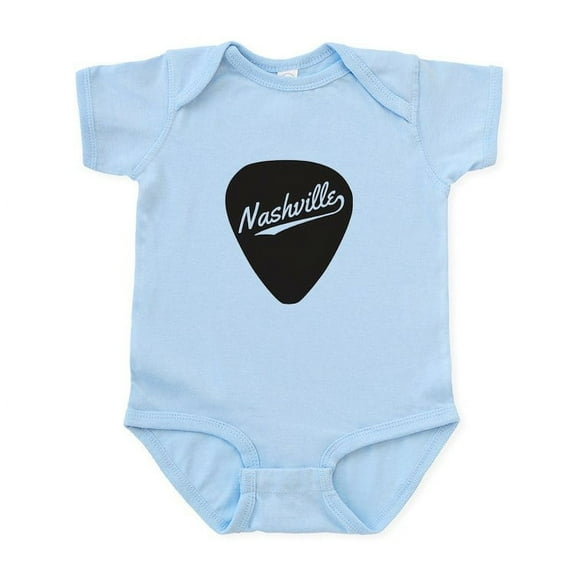 CafePress - Nashville Guitar Pick Body Suit - Baby Light Bodysuit, Size Newborn - 24 Months