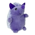 thumbnail image 6 of Multipet Mini Pet Plush Hedgehog Small Dog Toy with Squeaker, Purple, 6 of 9