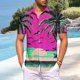 thumbnail image 2 of Mens Casual Manga Corta Botón Abajo Camisas Impresas Botón de Bolsillo Turndown Collar Blusa para Verano Al Aire Libre Casual Diario, 2 of 6
