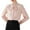 Pink, variant on Neewe Women's Silk Blouse Long Sleeve Bow Tie Neck Button Down Shirts Casual Office Work Blouse Tops