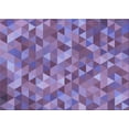 thumbnail image 1 of Ahgly Company Machine Washable Indoor Rectangle Transitional Purple Violet Purple Area Rugs, 6' x 9', 1 of 7