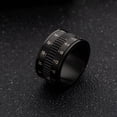 thumbnail image 4 of EeaseCA 1PC 12MM Titanium Steel Ring Rotating Camera Lens Ring Stylish Finger Ring Creative Camera Lens Finger Ring Unisex Finger Ring Size 10 Black, 4 of 7