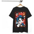 thumbnail image 2 of Ranma ½ T-Shirt Anime Merch Casual Short Sleeved T Shirt Unisex Black Tee, 2 of 4