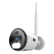 Night Owl Plug In Wireless 4K Spotlight Camera with 2-Way Audio and Audio Alerts and Siren - 1 Pack - White