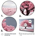thumbnail image 3 of Designart "Spring Awakening Pink Tree Serenade I" Floral Floater Framed Canvas Print, 3 of 7