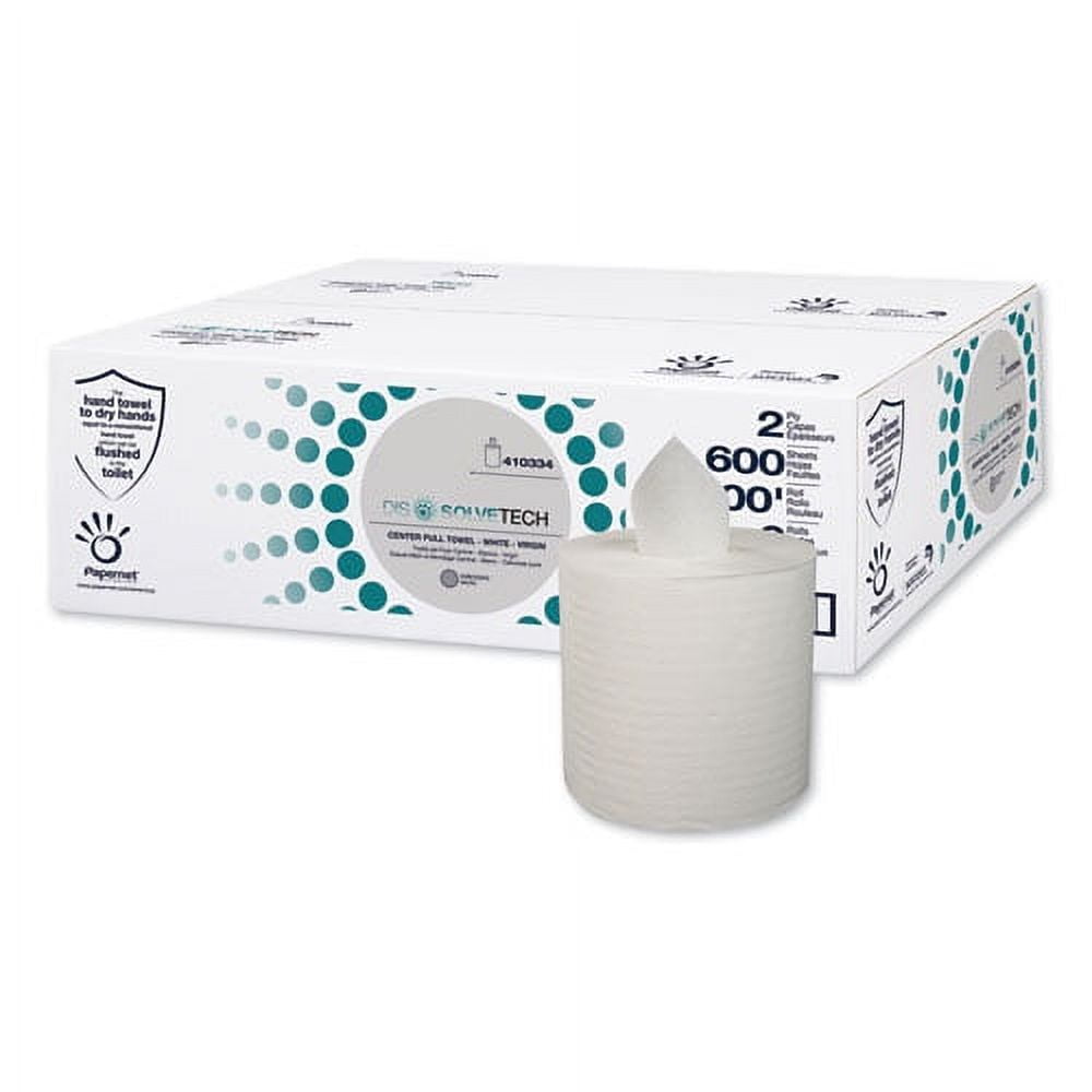Papernet Heavenly Soft Paper Towel 11" x 167 ft White 12 Rolls/Carton 410134