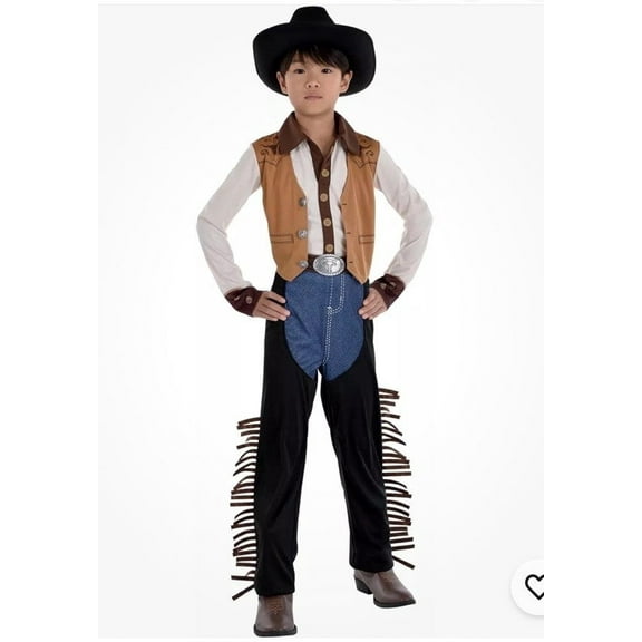 Cowboy Western Boy Sheriff Suit Yourself Fancy Dress Up Halloween Child Med 8-10