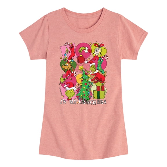 The Grinch - In My Grinchy Era - Youth Girls Fitted Short Sleeve T-Shirt