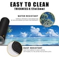 thumbnail image 4 of Desk Pad Gaming Mouse Pad Beach Large for Desk Computer Pc Laptop Office Decor, Mouse Keyboard Mat Stitched Edges Non-Slip Rubber 31.5x11.8 in, 4 of 6