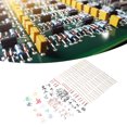 thumbnail image 4 of Kit de componentes electrónicos, kit de condensador electrolítico de fácil almacenamiento para electrónica de bricolaje para experimentos de física escolar para reparación de ANGGREK JB1013, 4 of 8