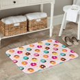 thumbnail image 7 of Sikiie Donut Print Flannel Anti-slip Floor Mat 16x24in, Thickened Dustproof Entrance Door Mat Floor Mat for Kitchen, Bathroom, Laundry Room, 7 of 7