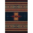 thumbnail image 2 of HomeRoots 369595 33 x 88 in. Navy Polypropylene Runner Rug, 2 of 2