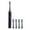 Blue, variant on Toothbrush- Toothbrush With 5 Brush Heads- 5 Cleaning Modes- IPX7 Water Proofing-Newly Upgraded Toothbrush- Longer Life- Faster Char