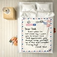 thumbnail image 4 of Daisyyozoid Deals Envelope Blanket Thickened Flannel Custom Printed Lunch Break Warm Blanket, 4 of 5