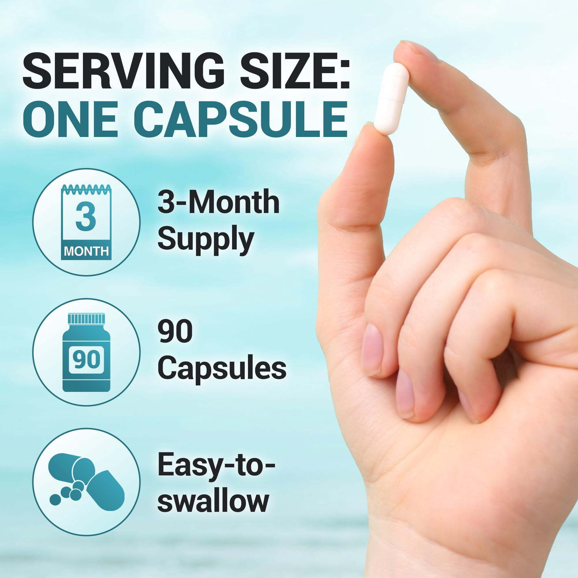 Dr. Berg Sea Kelp Enhanced Iodine Supplement , 90 Capsules