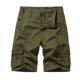 thumbnail image 5 of Pantalones cortos holgados informales de talla europea para hombre con múltiples bolsillos, 5 of 5