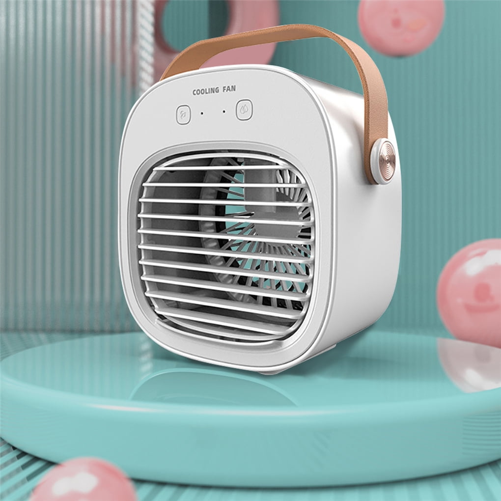 Portable Air Conditioner Fan Personal Rechargeable Mini Evaporative Air Cooler Desk Fan With 1468