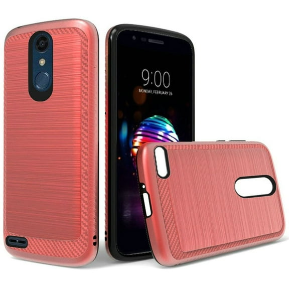 GSA BRUSHED HYBRID For LG K30 X410, Premier Pro L413DL, K10 MS425 (2018) - RED