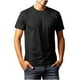 thumbnail image 2 of Playera Elvqul de Hombre Elástica Gym Negro Manga Corta sin Estampado Economicas Cuello Redondo, 2 of 9