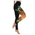 thumbnail image 1 of Gibobby Leggings Translúcido Mujer Imprimir Yoga Mujer Cintura Pantalones paraporte Pantalones Plus Tamaño Casual Pantalones（Anaranjado， S), 1 of 5