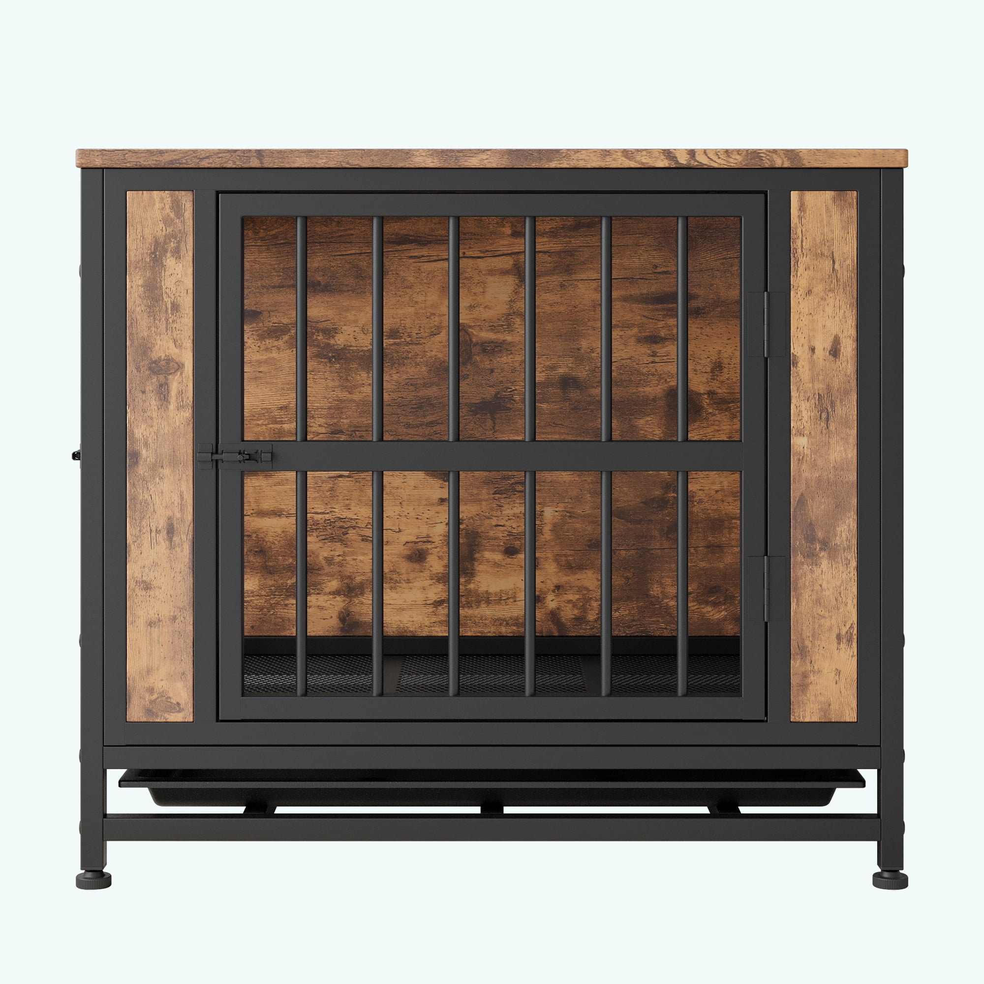 ZephyPaws 28 Inch Dog Crate Furniture with Cushion for Small Dogs