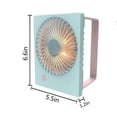 thumbnail image 3 of Boovnll Foldable Desktop Fan Quiet Usb Portable Office Fan, 3 of 7