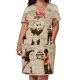 thumbnail image 3 of Love Banksy pegatina vestido suelto con bolsillos vestido elegante vestidos de verano para mujer 2025, 3 of 7