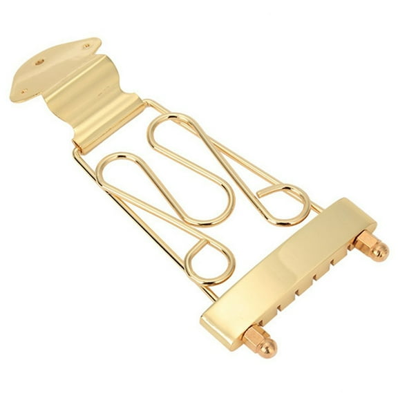 BESTOYARD Replacement Golden Tailpiece for 335 Guitar 6 ng Solid Zinc Alloy Frame