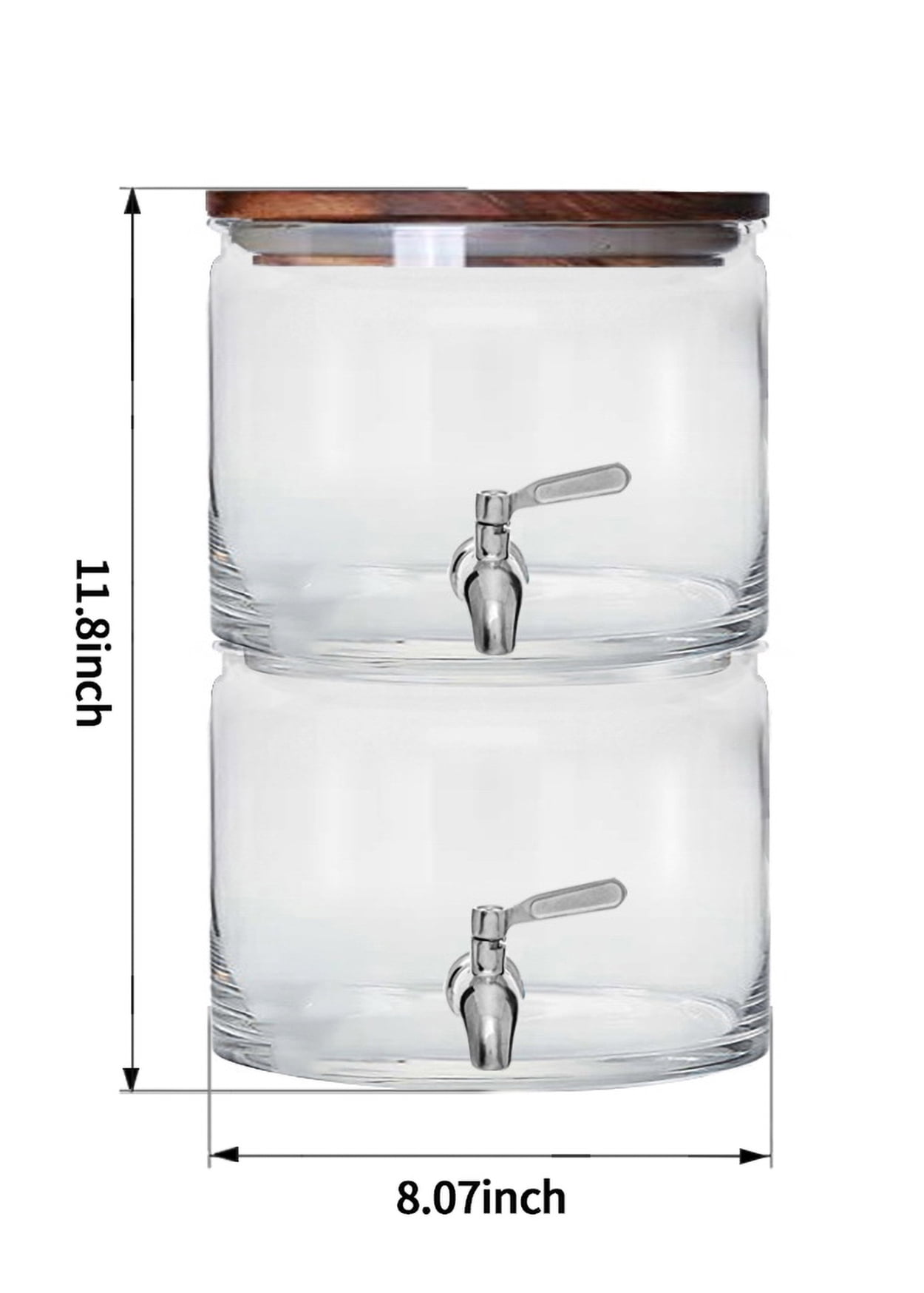 Better Homes & Gardens Clear Glass Beverage Dispenser