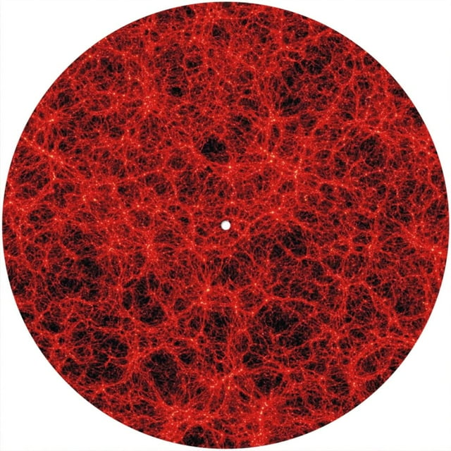 Slipmat Slip Mat Scratch Pad Feutre pour n'Importe Quel 12 "LP DJ Vinyle Tourne-Disque Lecteur Graphique Personnalisé - Fibres Rouges