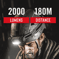 thumbnail image 3 of COAST WPH34R 2000 Lumen WATERPROOF Ultra Bright IP68 USB Rechargeable-Dual Power Headlamp, 3 of 14