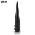 thumbnail image 6 of Ayyufe Black Straight Acrylic Cone Shape Ear Expander Stretcher Taper Plug Device, 6 of 6