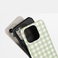 thumbnail image 4 of Gingham For All iPhone Series Protective Phone Case Classic Sage Green, 4 of 7