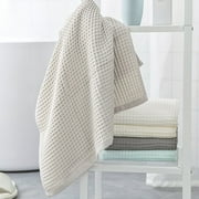 Hot Sale! VogueV Waffle Bath Towel for Bathroom, Soft, Quick Dry, Thin, Lightweight, Turkish Cotton Towels(Bath Towels)