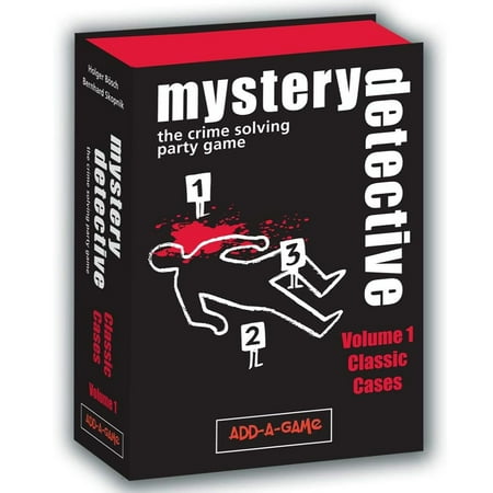 Mystery Detective Vol 1: Classic Cases - Crime Solving Party Game, Ages 14+, 2-20 Players, 15 Min