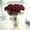 Red, variant on Luxcidy Roses Artificial Flowers, Fake Roses Silk Flowers Roses with Long Stems for Wedding Home Party Centerpieces Decorations (Red)